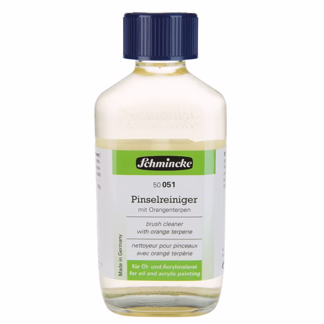Pinselreiniger mit Orangenterpen - 200ml Öl Hilfsmittel Schmincke 50 051 026
