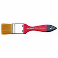 da Vinci 5080 Gr 50 COSMOTOP BREITE PINSEL rot-schwarzlack. Stiele