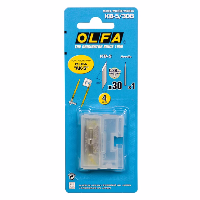 Olfa Ersatzklingen KB-5 bestehend aus 30 Klingen