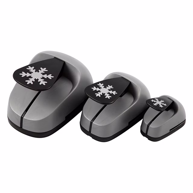 Motivstanzer-Set Schneeflocke in drei Größen