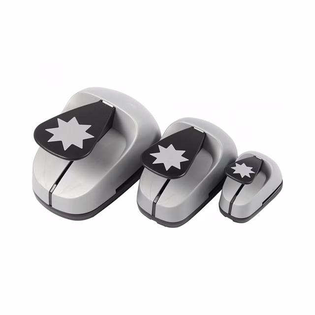 Motivstanzer-Set Stern in drei Größen