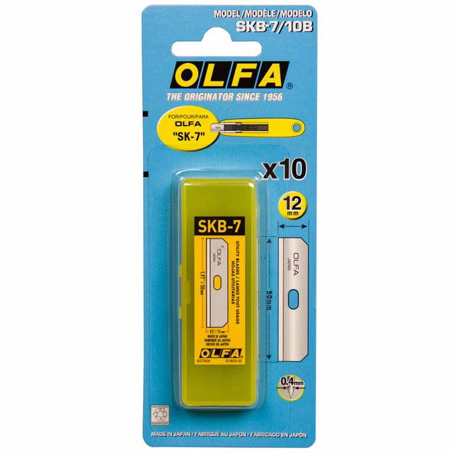 Olfa 10 x Ersatzmesser SKB Klingen für  Sicherheitsmesser SK-7  Bild 1