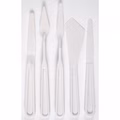 Palettmesser Set, Plastik Malmesser für Oel und Acryl 17 bis 20cm 5 Stueck