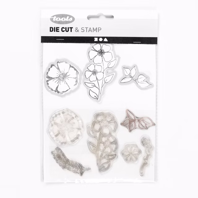 Stempel, Präge und Stanzformen, Blumen 117486