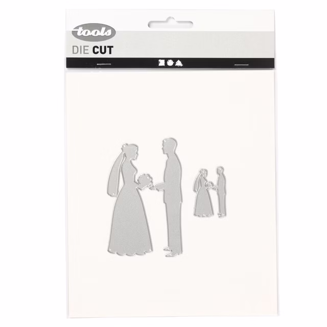 Stanzform, mit dem Motiv Brautpaar 118008
