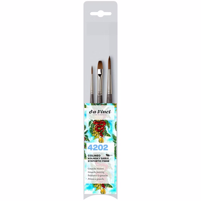 Pinselset da Vinci COLINEO Gouache-Malpinselset 4202