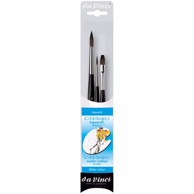 Pinselset da Vinci CASANEO Aquarellpinsel Set 5386