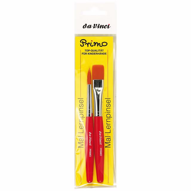 Pinselset da Vinci PRIMO Synthetic Mal-Lernpinsel 5019R rote Stiele