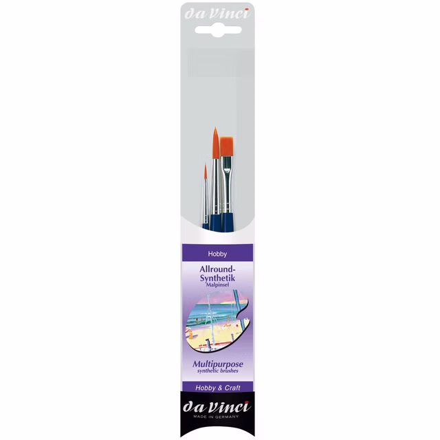 Pinselset da Vinci Allround-Synthetik-Malpinselset 4206