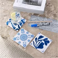 Mini Kreativ Set Dekoration, Porzellanuntersetzer, Blau, 1 Pck Mini Kreativ Set Dekoration, Porzellanuntersetzer, Blau, 1 Pck