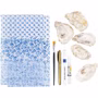 Kreativ Set Découpage, Austernschalen, Blau, 1 Pck Kreativ Set Découpage, Austernschalen, Blau, 1 Pck