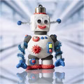 Mini Kreativ Set Modellieren, Roboter, Blau, Grau, Rot Mini Kreativ Set Modellieren, Roboter, Blau, Grau, Rot