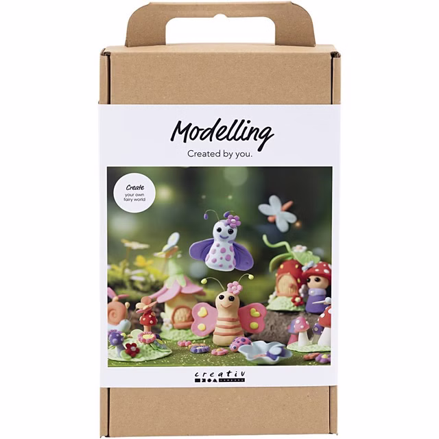 Kreativ Set Modellieren, Fee, Pastellfarben