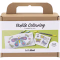 Mini Kreativ Set Stoffbemalen, Schmetterlinge, Pastellfarben Mini Kreativ Set Stoffbemalen, Schmetterlinge, Pastellfarben