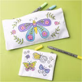 Mini Kreativ Set Stoffbemalen, Schmetterlinge, Pastellfarben Mini Kreativ Set Stoffbemalen, Schmetterlinge, Pastellfarben