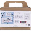 Mini Kreativ Set Stoffbemalen, Roboter, Primärfarben Mini Kreativ Set Stoffbemalen, Roboter, Primärfarben