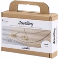 Mini Kreativ Set Schmuck, Halskette mit Drahtanhänger, Vergoldet