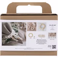 Mini Kreativ Set Macramé, Serviettenring, Creme