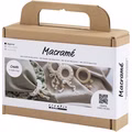 Mini Kreativ Set Macramé, Serviettenring, Creme