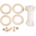 Mini Kreativ Set Macramé, Serviettenring, Creme