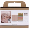 Mini Kreativ Set Sticken, Stoffserviette, Staubrosé