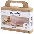 Mini Kreativ Set Sticken, Stoffserviette, Staubrosé