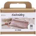 Mini Kreativ Set Sticken, Clutch, Staubrosé
