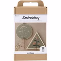 Kreativ Set Sticken, Stickrahmen, Staubgrün Kreativ Set Sticken, Stickrahmen, Staubgrün