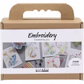 Mini Kreativ Set Sticken, Gemälde mit Stickerei, Sortierte Farben Mini Kreativ Set Sticken, Gemälde mit Stickerei, Sortierte Farben