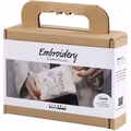Mini Kreativ Set Sticken, Kosmetiktasche, Creme Mini Kreativ Set Sticken, Kosmetiktasche, Creme