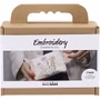 Mini Kreativ Set Sticken, Kosmetiktasche, Creme Mini Kreativ Set Sticken, Kosmetiktasche, Creme