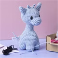 Kreativ Set Amigurumi, Giraffe, Hellblau