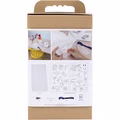 Kreativ Set Sticken, Servietten, Creme Kreativ Set Sticken, Servietten, Creme