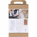 Kreativ Set Sticken, Socken, Weiß Kreativ Set Sticken, Socken, Weiß