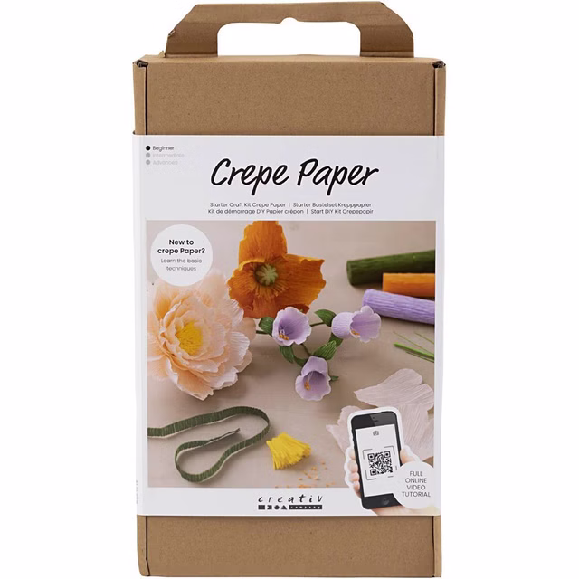 Starter Kreativ Set Krepppapier, Sortierte Farben Starter Kreativ Set Krepppapier, Sortierte Farben