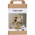 Kreativ Set Krepppapier, Blumenstrauß, Kreppanteil: 180%