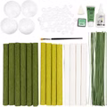 Maxi Kreativ Set Krepppapier, Blumenstrauß, Hellgrün, Dunkelgrün, Pastellgrün, Weiß Maxi Kreativ Set Krepppapier, Blumenstrauß, Hellgrün, Dunkelgrün, Pastellgrün, Weiß