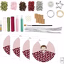 Kreativ Set Tischdeko Engel, Weihnachtsbäume, Sterne, Sortierte Farben Kreativ Set Tischdeko Engel, Weihnachtsbäume, Sterne, Sortierte Farben