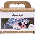 Mini Kreativ Set Cyanotypie, Geschenketiketten, Blau, Silber Mini Kreativ Set Cyanotypie, Geschenketiketten, Blau, Silber