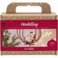 Mini Kreativ Set Modellieren - Herzförmige Weihnachtsfigur