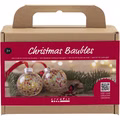 Mini Kreativ Set Modellieren - Weihnachtskugeln Pailletten