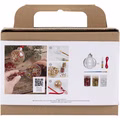 Mini Kreativ Set Modellieren - Weihnachtskugeln Pailletten