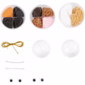 Mini Kreativ Set Modellieren - Weihnachtskugeln Rentier und Schneemann