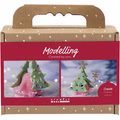 Mini Kreativ Set Modellieren - Weihnachtsbaummonster, Sortierte Farben