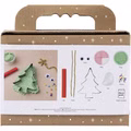 Mini Kreativ Set Modellieren - Weihnachtsbaummonster, Sortierte Farben