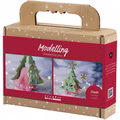 Mini Kreativ Set Modellieren - Weihnachtsbaummonster, Sortierte Farben