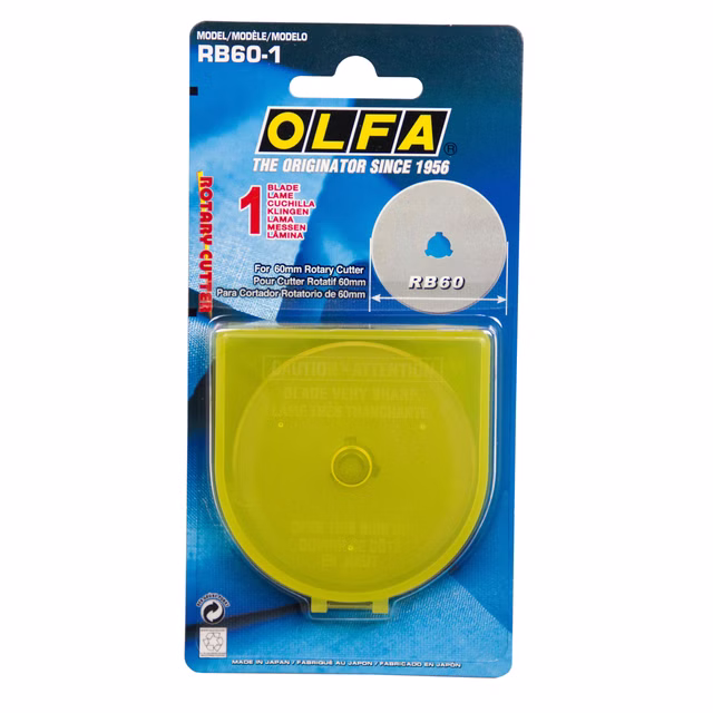 Olfa 1 Ersatzklinge für Rotary Cutter RTY-3/G 60       448.496   ***
